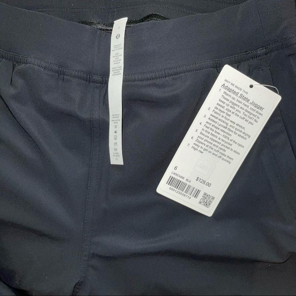 Lululemon Adapted State High-Rise Jogger 28" Black - Picture 15 of 15